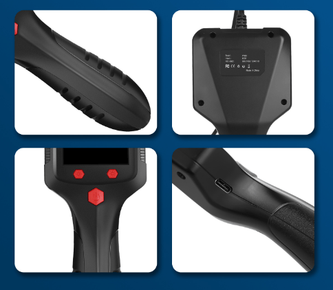 HD Endoscope Camera with 2.4-Inch IPS Screen – 10m Inspection Camera with 6 LED Lights 10m 10m 10 m