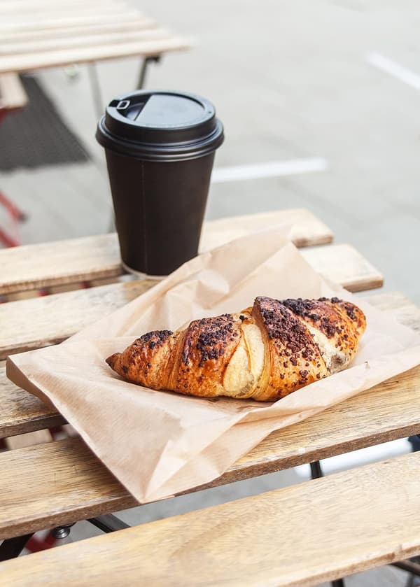 15*5*22cm, 100-pack bruna papperspåsar för frukost, papperskassar, brödpåsar, godis, kakor, snabbmat, kaffe, matbageri