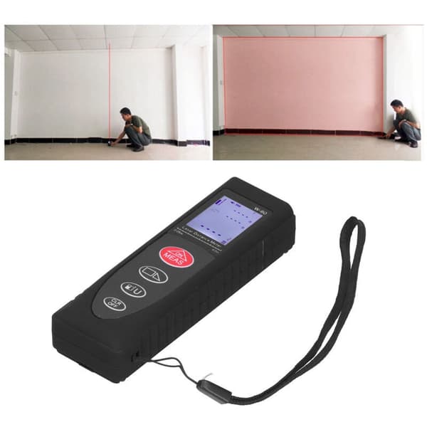 Mini Laser Distance Meter 60m Handheld Infrared Rangefinder Construction Measuring Tool