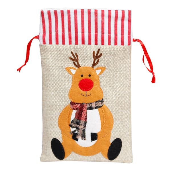 #3 x Små Julkassar (18x30CM) - Julklappspåsar med Dragband
