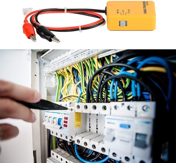 Kretstester, trådsporer og tonegenerator, nettverkskabeltester