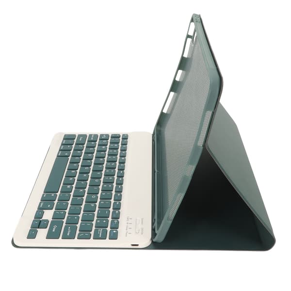For IOS Tablet Pro Keyboard Magnetic Detachable Auto Sleep Pen Holder Support Wireless Keyboard with Case Mouse Green
