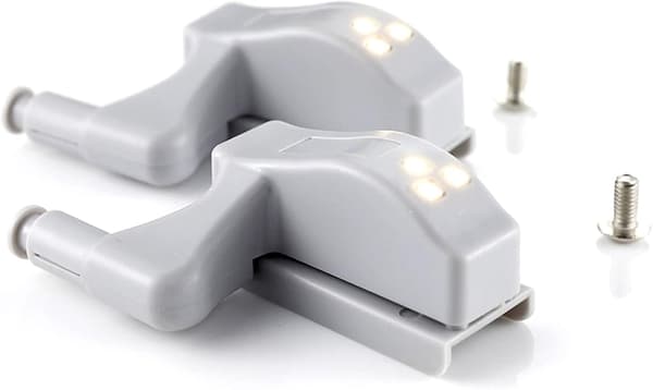 Batterifrie hengsellamper Universal skaplampe varmhvit Col