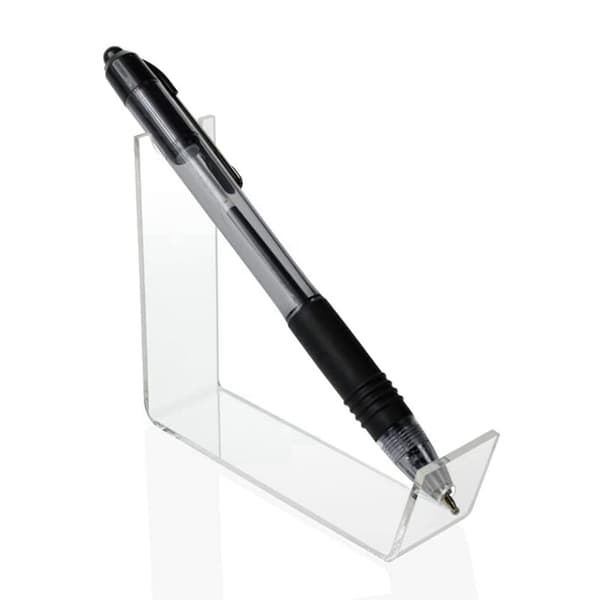 2 stk. Akryl Penholder Display Stativ, Organizer Transparent Penholder Børste Tørrestativ til Hjem Skole Kontor