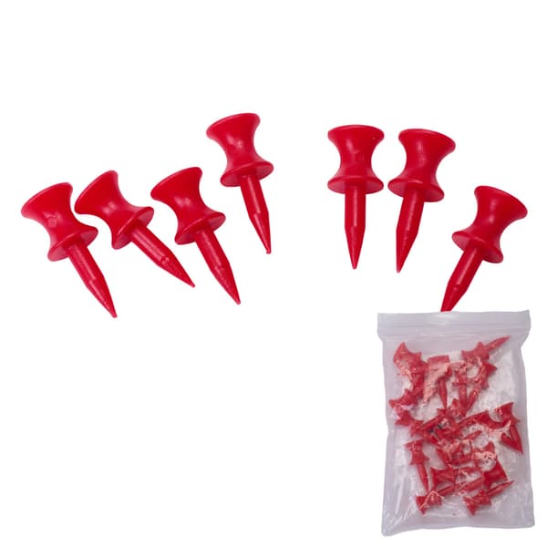 100 stk. Golf Tee | Flere farver & størrelser | Castle Golf Tees | Standard Golf Tees | Miljøvenlige & Holdbare Golf Tees