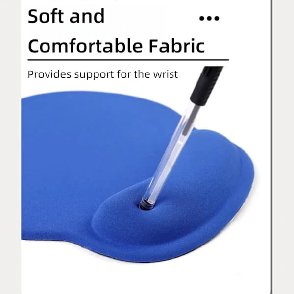 Creative Mouse Pad with Wrist Rest, Ergonomic Mouse Pad Pain Relief, Portable Comfortable Mouse Pad for Computer, Laptop, Office Brown