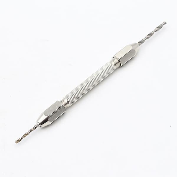 Mini Micro Manual Double-Ended Pin Vise Hand Drill Tool 0-3mm