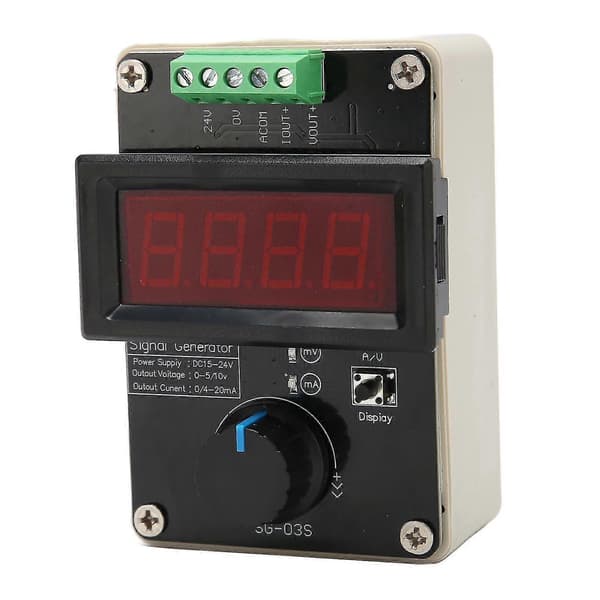 4 til 20mA Signalgenerator Justerbar DC 0 til 10V 0 Eller 4 til 20mA Strømspænding Analog Simulator