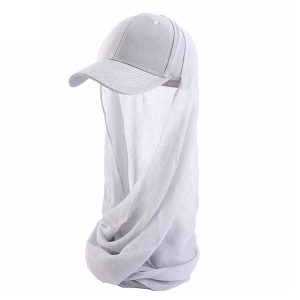 Baseballkasket med Hijab Muslimsk Baseballhat GRÅ
