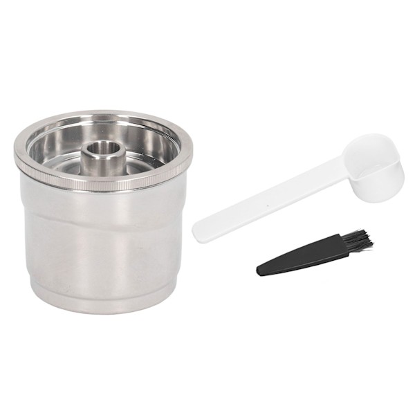 Gjenbrukbart kaffekapsel filter i rustfritt stål, påfyllbart kaffekoppfilter for Illy kaffemaskin