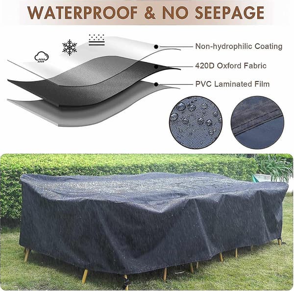 300 cm Protective Outdoor Furniture Cover, Rectangular Cover