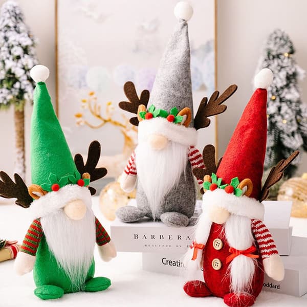 Plysch Jul Gnomes Plysch Elf Dockor Prydnader Jul Stil 2 KLB