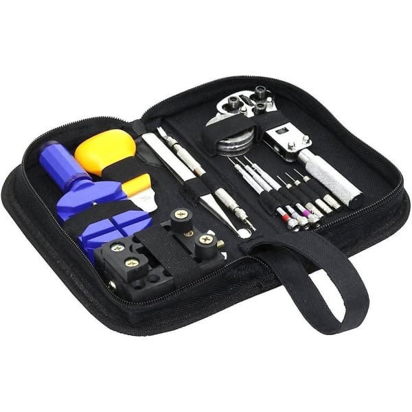 Watch Toolkit Professional Repair Kit, Watch Repair Tool Set Watch Repair Disassembly 147 Piece Watch Remover Set, Black