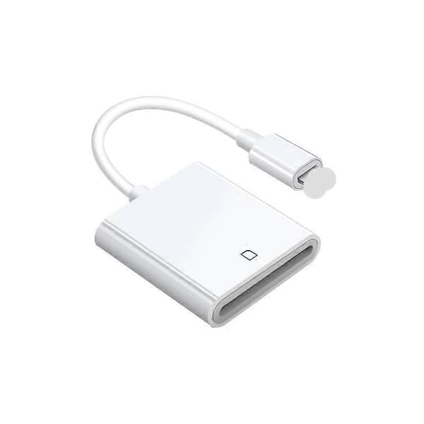 Til Apple-telefon SD-kortlæser 2-i-1 SD/TF kamera OTG hukommelseskortadapterkabel