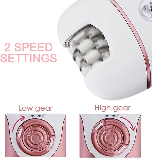 Epilator 4 i 1 Hårfjerning Kvinder Barbermaskine Genopladelig USB