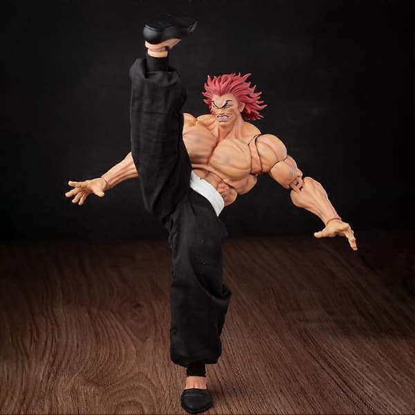 Hanma Yujiro Actionfigur 7,48 tommer Baki Anime Samlerobjekt med bevægelige led til udstilling