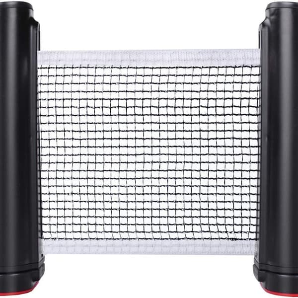 Bordtennisnet, justerbart teleskopnet, bordtennisudskiftningsnet, flytbart KLB