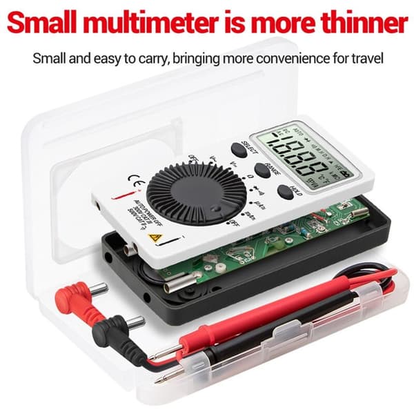 AN101 Mini Digitalt Multimeter Multimeter Tester DC/AC Spænding LCR Måler Lomme Professionelle Testere