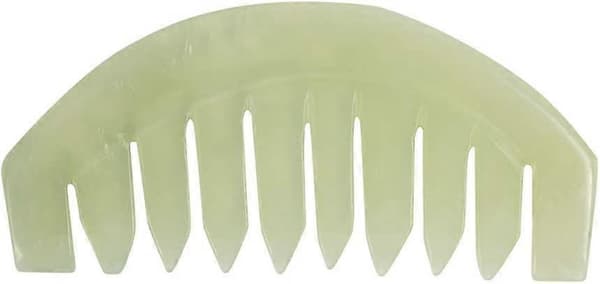 Jade Sten Massagekam Traditionel Naturlig Jade Massager Akupunktur Hovedterapi Triggerpunktsbehandling