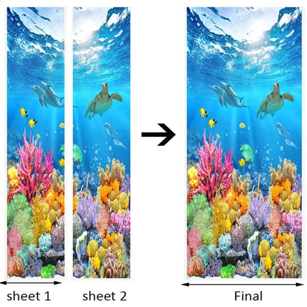 77x200cm Door Sticker Trompe l'oeil Effect 3D Wallpaper (Style 32)
