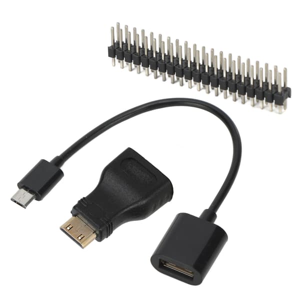 Mini HD til HD-adapter Micro USB til USB hun strømkabel 40P til Raspberry Pi Zero Pin Kit