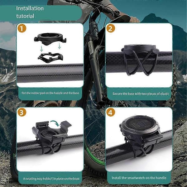 26 mm cykelcomputer stopursholder til Garmin Fenix 5x