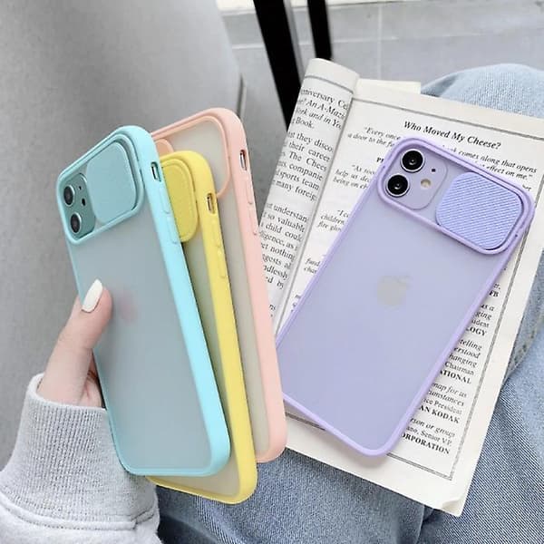 Stuff Certified® iPhone 11 Kamerabeskyttelsesetui - Blødt TPU Gennemsigtigt Linsebeskyttelse Sort