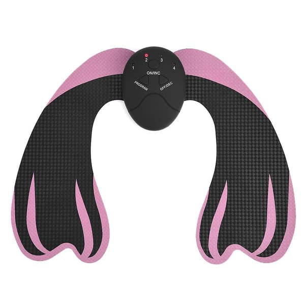 EMS Balde Løfte Massage Maskine Hoftemuskelstimuleringsmassager Sort+Pink