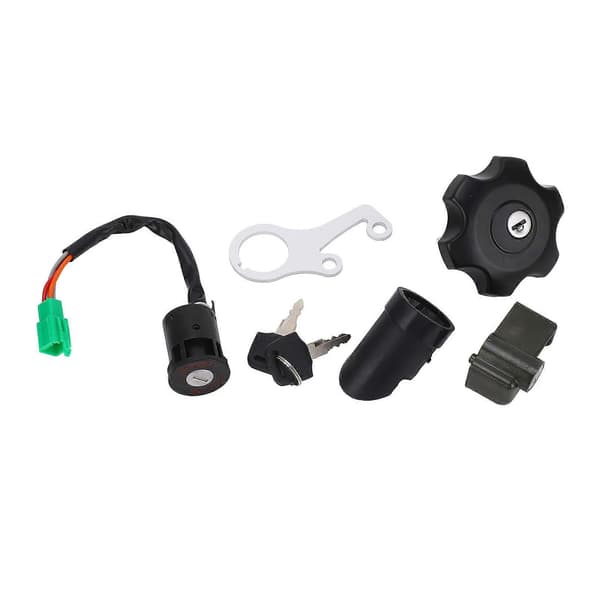 Ignition Switch Key Gas Cap Set 37000 29820 Replacement for DRZ400S DRZ400SM