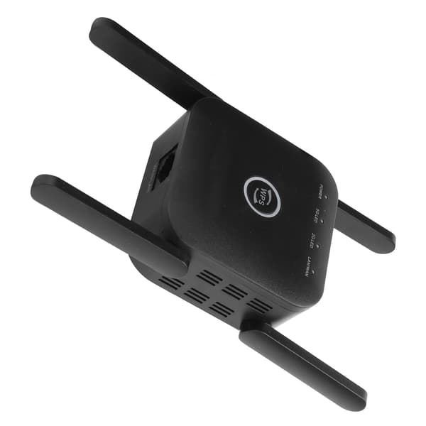 Wireless Wifi Repeater Signal Booster Range Extender Computer Accessories AC 110-240V Black EU Plug