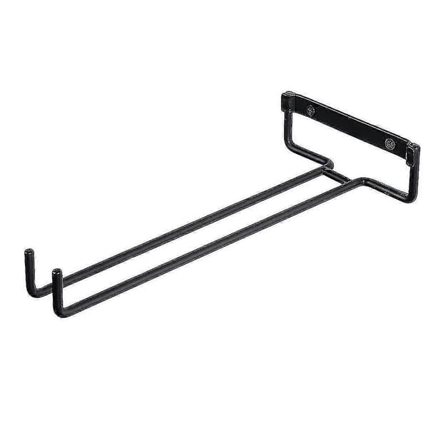 Kök Restaurang Väggmonterad Vinglasförvaring Metallhållare Ställ med 4-pack Q