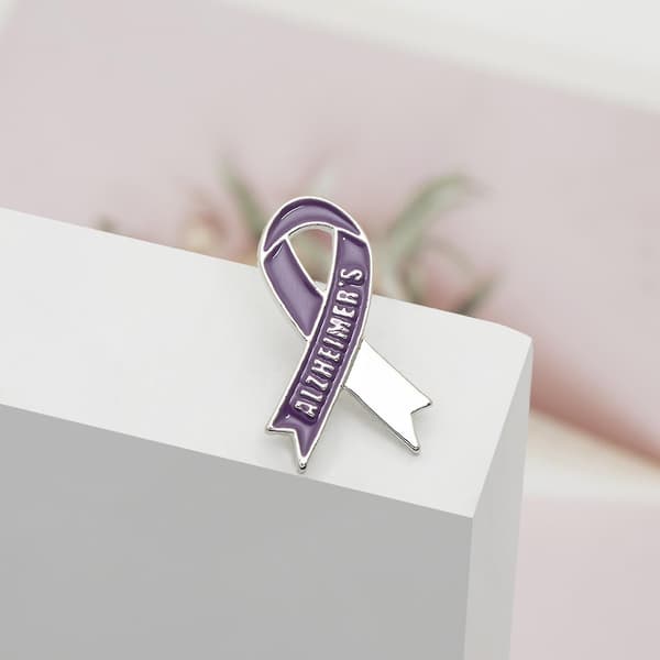 Brosje Lilla Bånd Brosjer Alzheimer Bevissthet Pins