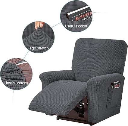 Lænestolsbetræk, strækbart polyester spandex lænestolsbetræk