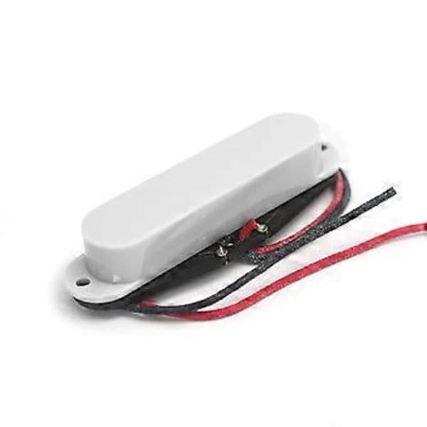 Hals/Mellem/Bro-pickup til elguitar, reservedel, åben stil, Alnico 5, single-coil pickup, gul