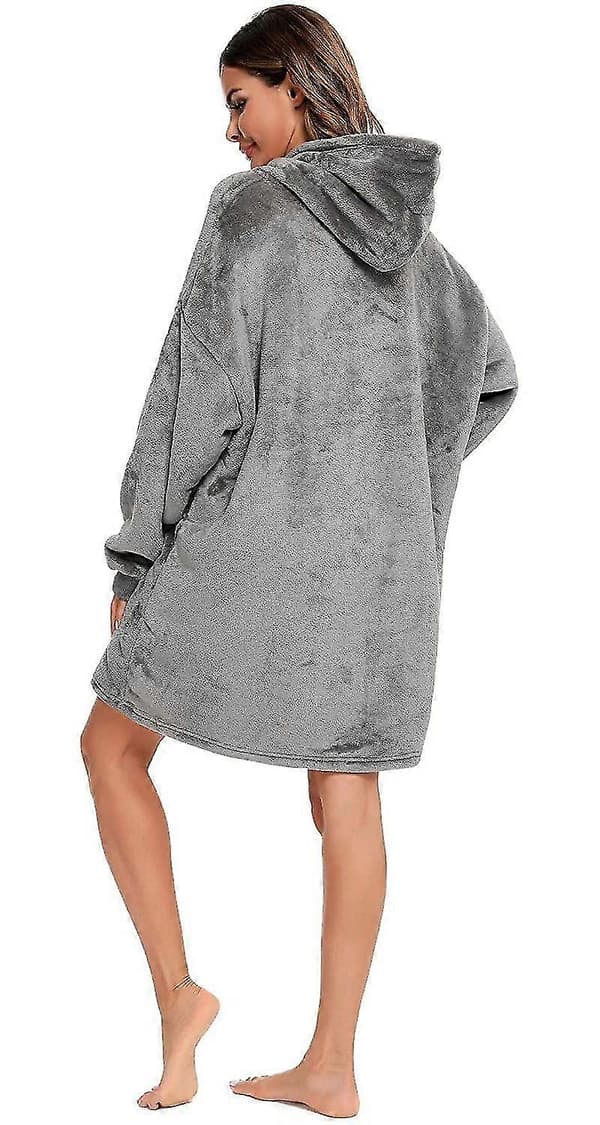 Hettegenser, morgenkåpe, teppe, hettegenser, latmannsteppe, pyjamas, fleece, termisk