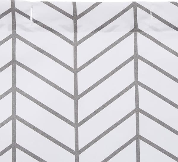 180x180cm Basics dusjforheng med chevron-mønster