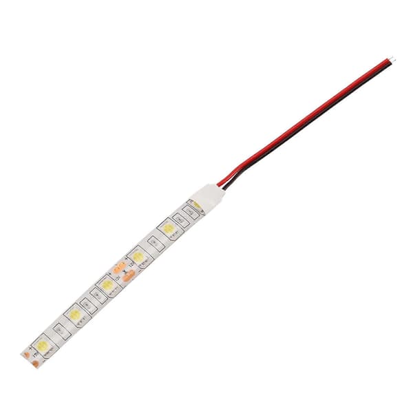 10 stk 10 cm vanntette hvite 5050 LED-lysstriper DC 12V for campingvogn, båt og bil