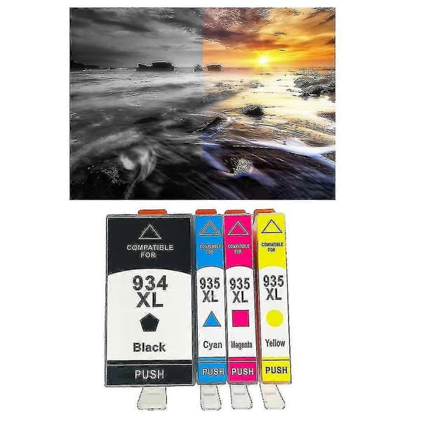 934xl 935xl Højkapacitets blækpatron fungerer med til Hp Officejet Pro 6812 6830 [DB]