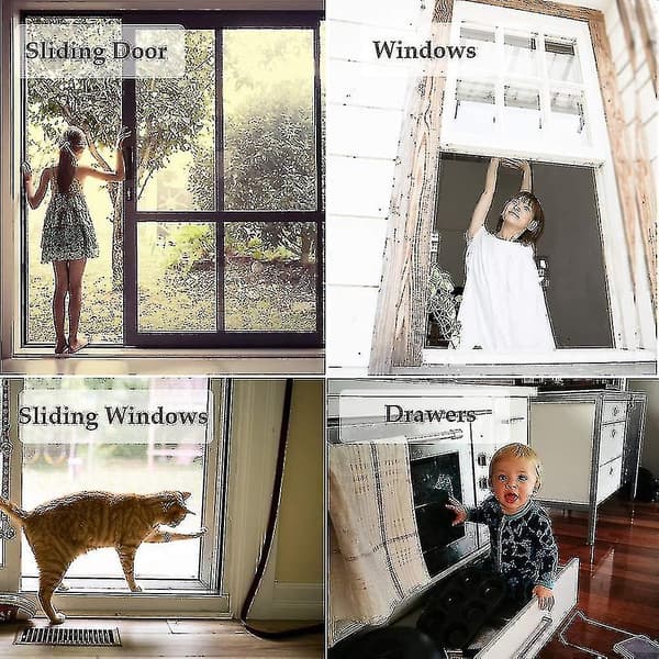 Magnetlås Slim til Skydedør Skuffe Magnetisk Garderobe (10-pak) Høj Kvalitet [DB]