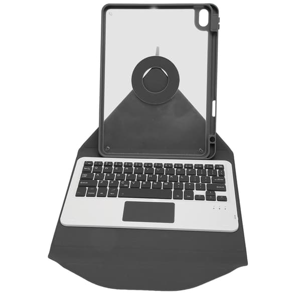 Keyboard Case with Wireless Keyboard, Trackpad, Built-in Pen Holder, Keyboard Case for IOS Tablet 9 8 7 Black