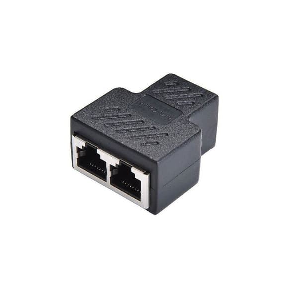 RJ45 splitteradapter 1 til 2 porte hun til hun internetforlænger netværk