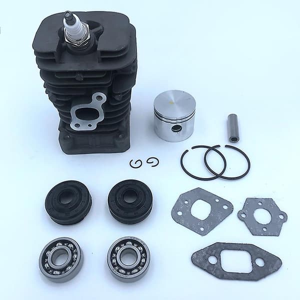 41.1mm Chainsaw Cylinder and Gasket Kit Plug Grooved Ball Kit for Partner 350 Partner 351