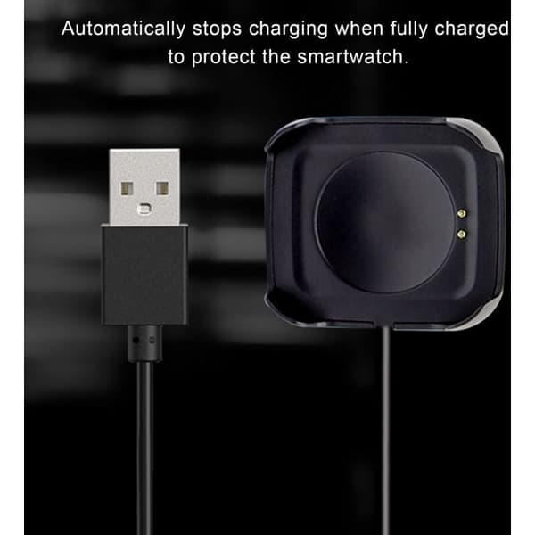 Smartklokke Ladedokk, USB-ladekabel, Bærbart Erstatningstilbehør for Smartklokker 22mm 19mm