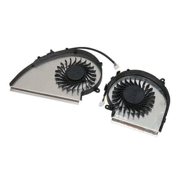 Køleventilator 4-benet aluminiumslegering ABS let udskiftelig bærbar køleventilator til MSI GE72VR GP72VR GP72MVR CPU-køleventilator og GPU-køleventilator