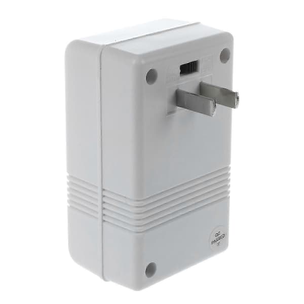 100W 110V/120V til 220V/240V Opp/Ned Transformator Spenningsomformer Reise Hvit [DB]