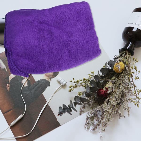 Minikuitu pyyhe kylpypyyhe WC hiuspyyhe 35X75cm Väri: violetit viinirypäleet