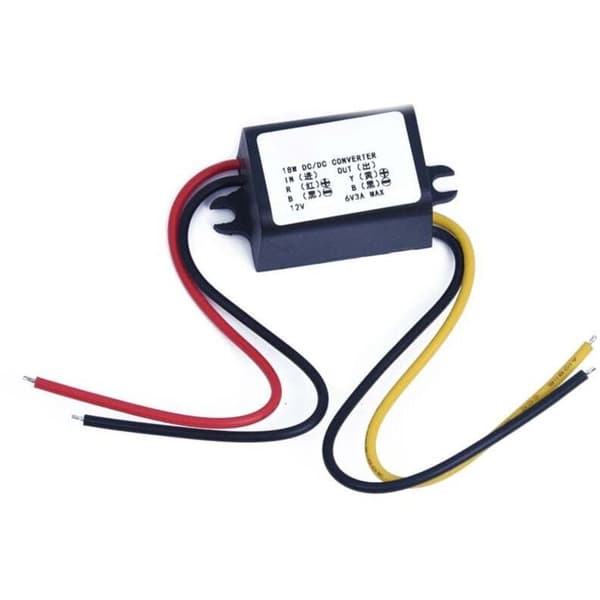 Spenningsregulator Nedtrappingsmodul DC-DC-omformer 12V til 6V