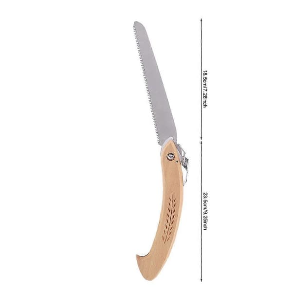 Foldable Pruning Saw 18.5 cm with Non-slip Handle - Portable Garden Tool for Outdoor Use