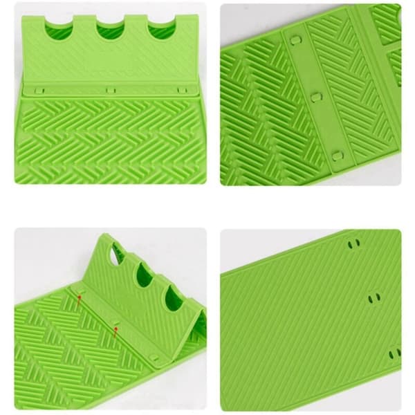 Kitchen Mat Storage Rack Cutting Board Silicone Chopsticks Spoon Pot Lid Spatula Shelf Drain Utensil Rack C