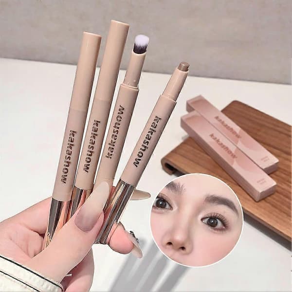 3D Contour Pen Natural Stereoscopic Brightening Makeup Stick with Brush Head